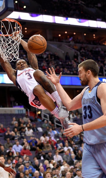 Home cooking: Wiz top Grizz 104-101, 13th win in row in DC (Jan 18, 2017)